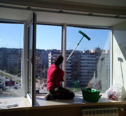Мытье окон в однокомнатной квартире Заречный